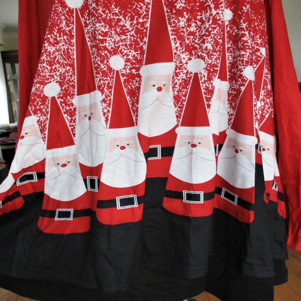 Holiday Santa Tunic Top